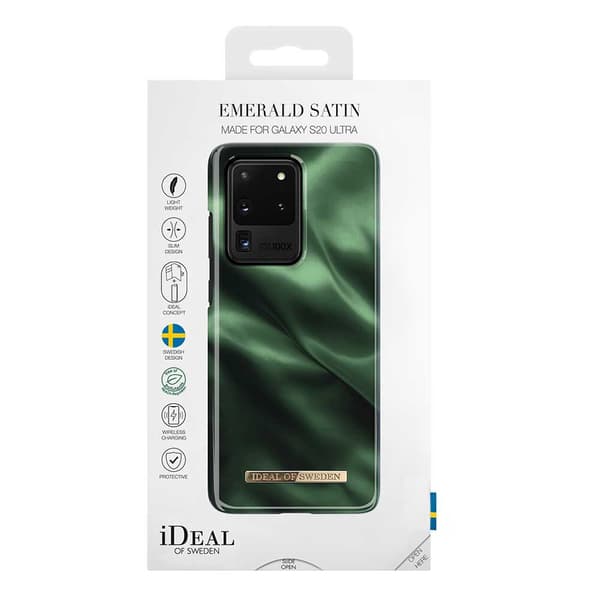 iDeal Samsung Galaxy S20 Ultra Skal – Smaragd Siden