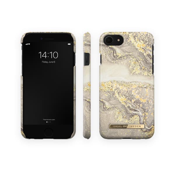 iDeal Fashion Skal iPhone 8/7/6S/6/SE2 – Sparkle Greige Marble