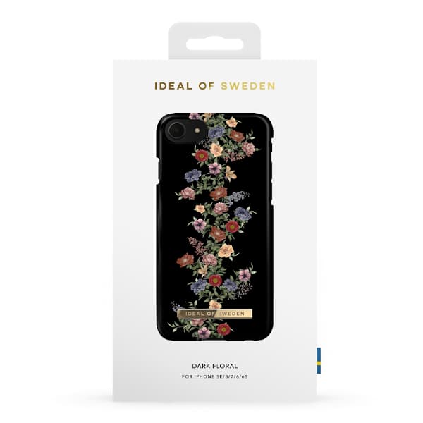iDeal iPhone 8/7/6/6S/SE2 Skal – Dark Floral