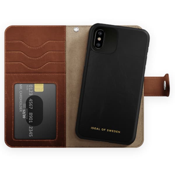 iDeal iPhone 11 Pro / X / XS Fodral – Magnet Wallet+ – Brun