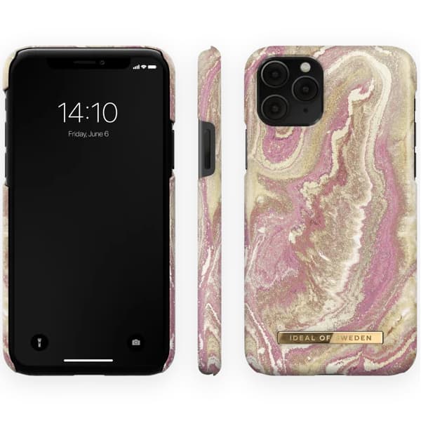 iDeal Fashion Skal iPhone 11 Pro / XS / X – Golden Blush Marble