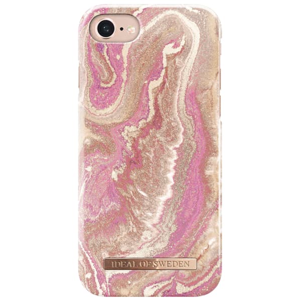 iDeal Skal iPhone 8/7/6/6S/SE 2020/2022 – Golden Blush Marble