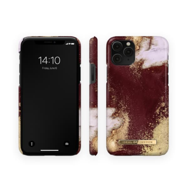 iDeal Skal iPhone 11 Pro / XS / X – Golden Burgundy Marble