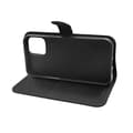 Miniatyrbild 4 av 6: iPhone 12 mini Läderfodral Flip Stand – Svart