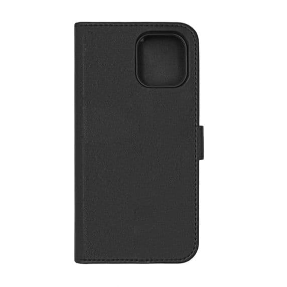 iPhone 12 mini Läderfodral Flip Stand – Svart