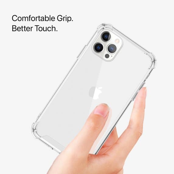 iPhone 12/12 Pro Shockproof Skal – Transparent