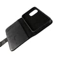 Miniatyrbild 2 av 6: iPhone 12/12 Pro Plånboksfodral Genuint Läder – Svart
