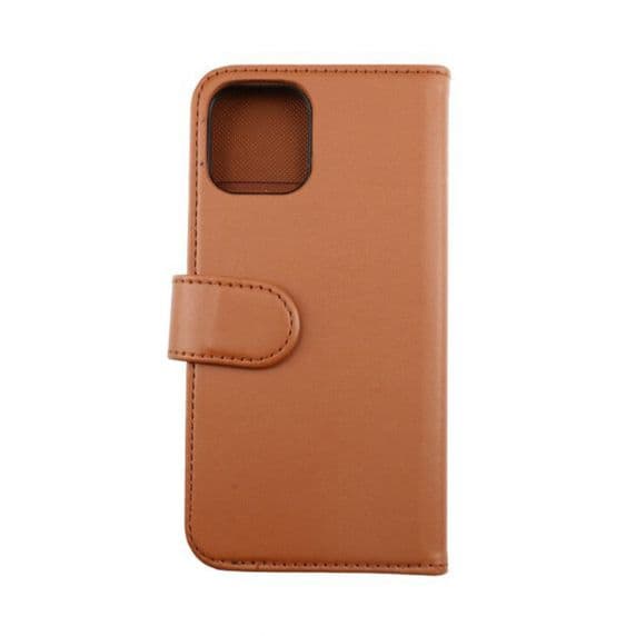 iPhone 12/12 Pro Magnetiskt Plånboksfodral – Guldbrun