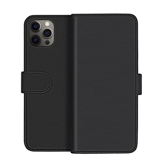 iPhone 12 Pro Max Magnetiskt Plånboksfodral – Svart