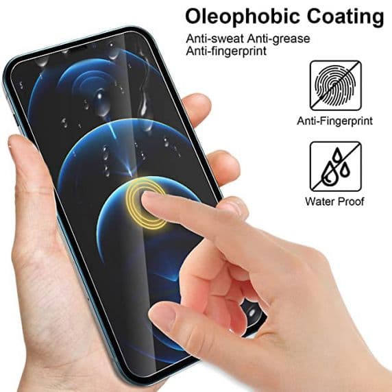Skärmskydd iPhone 12 Pro Max – Härdat Glas 0.2mm (miljö)