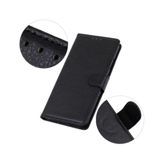 Samsung Galaxy A52s Läder Plånboksfodral Flip Stand – Svart