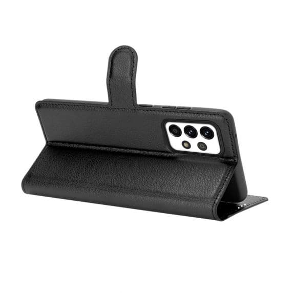 Samsung Galaxy A52s Läder Plånboksfodral Flip Stand – Svart