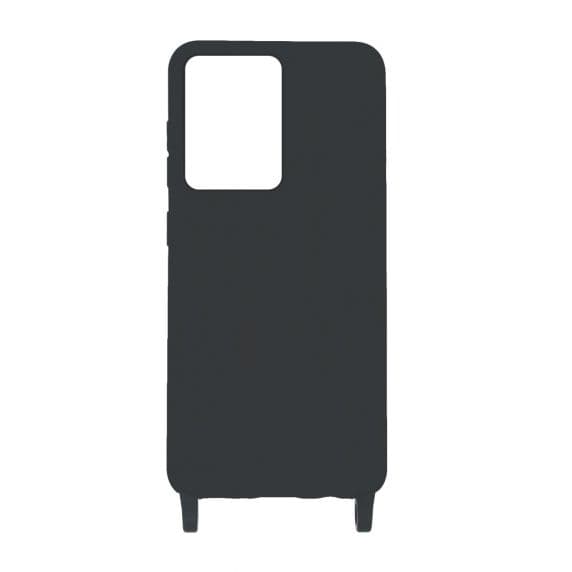 Samsung Galaxy S20 Ultra Silikonskal med Rem/Halsband – Svart