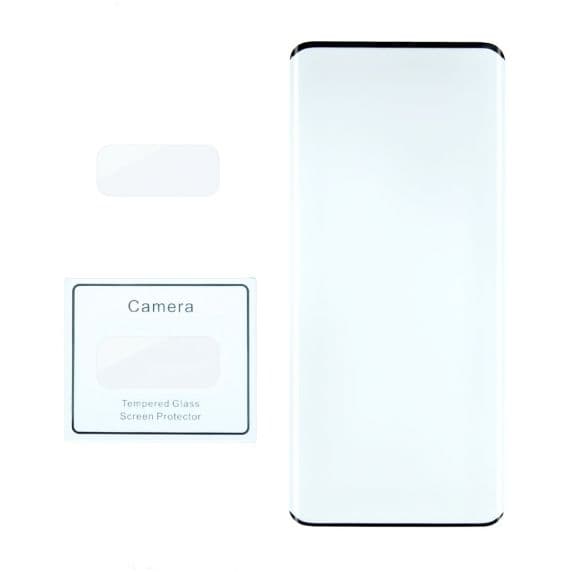 Samsung Galaxy S20 3D Skärmskydd i härdat glas och kameralins 2-in-1