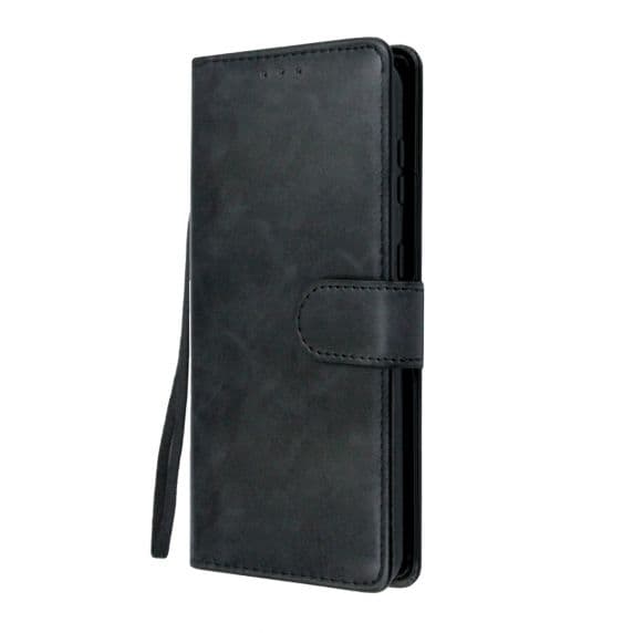Samsung Galaxy S21 Läderfodral Flip Stand – Svart