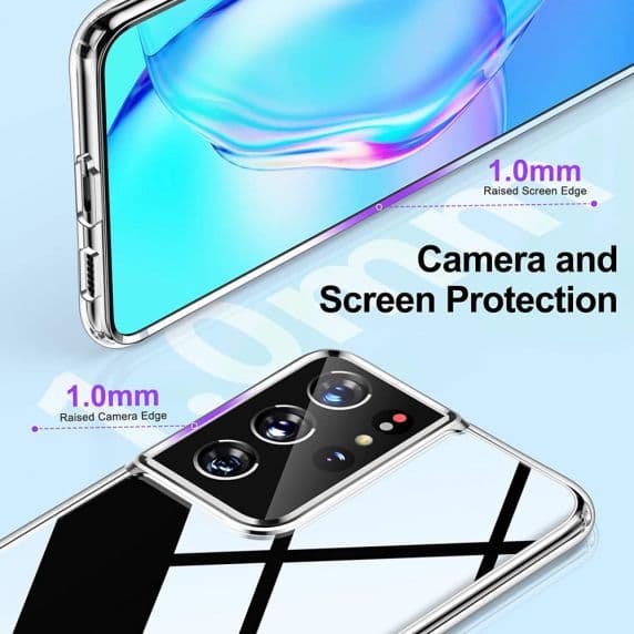 Samsung Galaxy S21 Ultra Shockproof Skal – Transparent