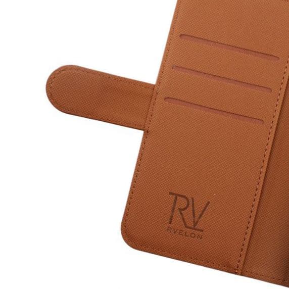 Samsung Galaxy S22 Plånboksfodral med Magnet och Avtagbart skal – Guldbrun
