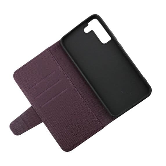 Samsung Galaxy S22 Plus Magnetiskt Plånboksfodral – Mörklila