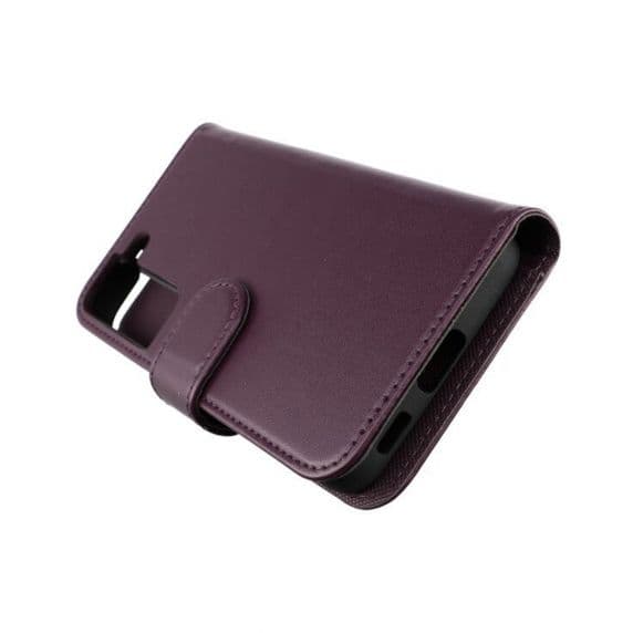 Samsung Galaxy S22 Plus Magnetiskt Plånboksfodral – Mörklila