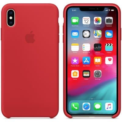 Apple iPhone XS Max Silikonskal (PRODUCT) Original – Röd