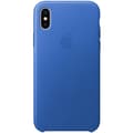 Miniatyrbild 2 av 3: Apple iPhone X Läderskal Original – Electric Blue