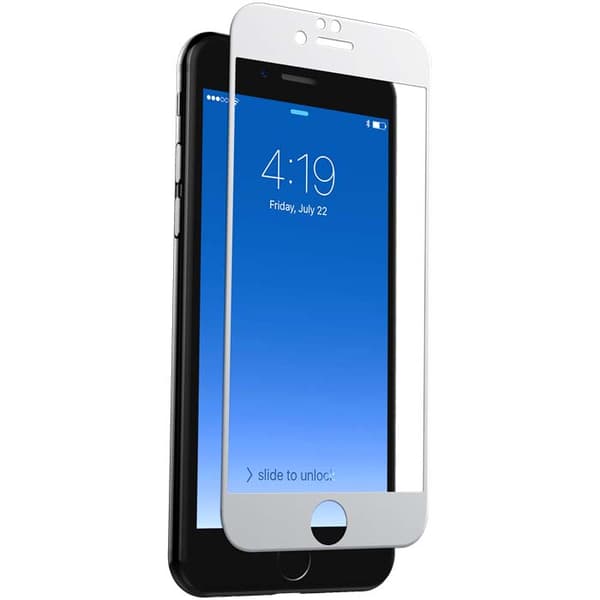 Zagg InvisibleSHIELD iPhone 7/8 Härdat Glasskydd – Vit