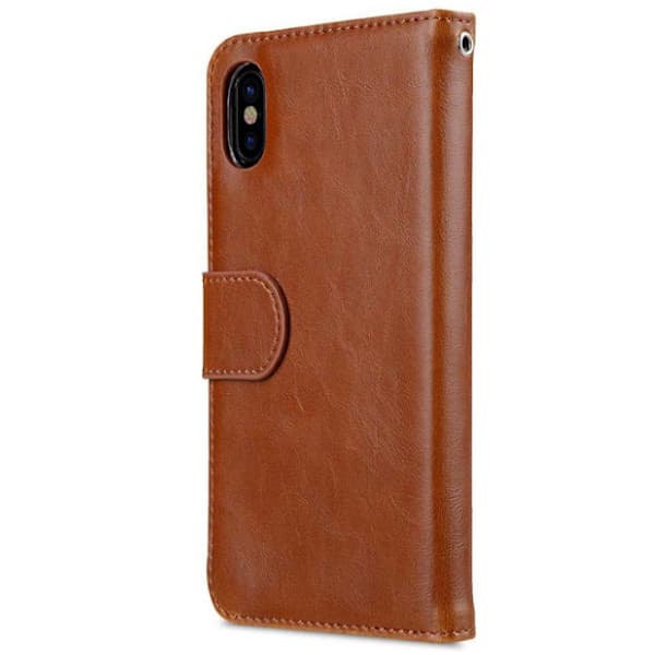 Melkco Plånboksfodral iPhone X / XS – Brun