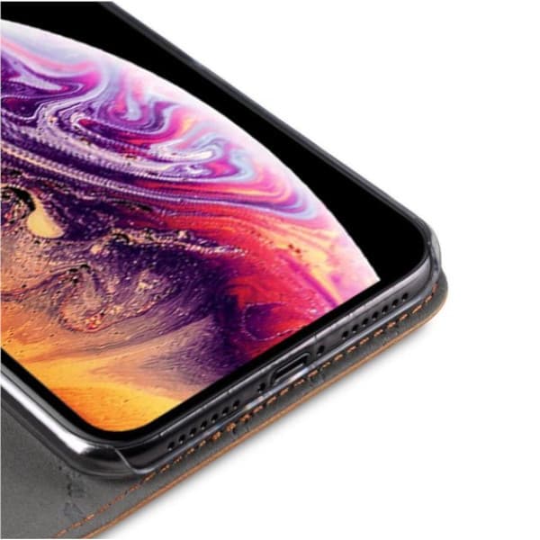 Melkco Plånboksfodral iPhone X / XS – Brun