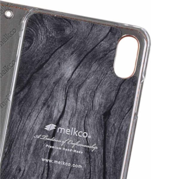 Melkco Plånboksfodral iPhone X / XS – Brun