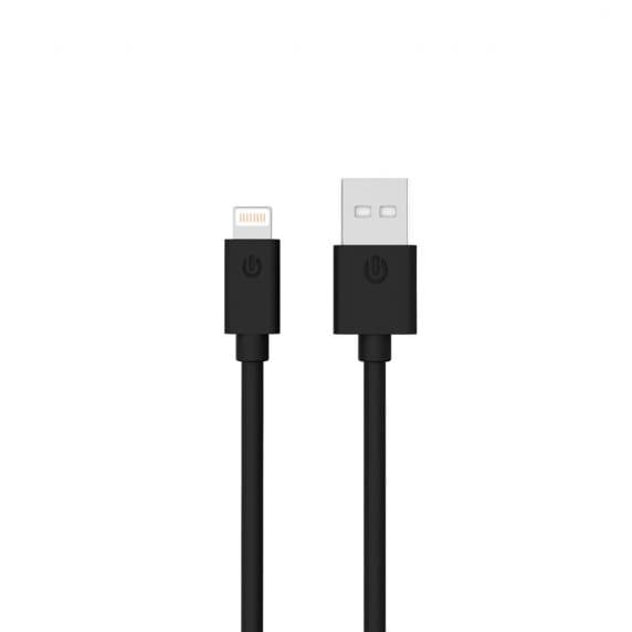 iPhone laddare 3 Meter Apple Certified Lightning Kable – Svart