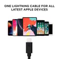 Miniatyrbild 6 av 6: iPhone laddare 3 Meter Apple Certified Lightning Kable – Svart