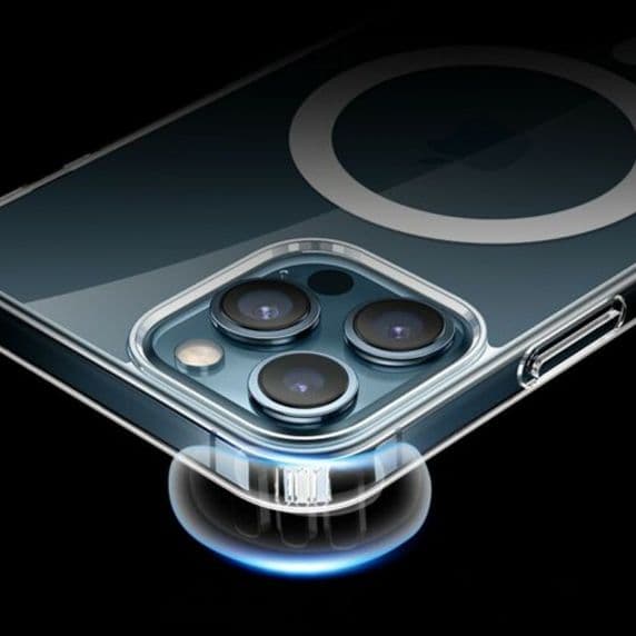 iPhone 13 Pro Stöttåligt MagSafe Skal – Transparent