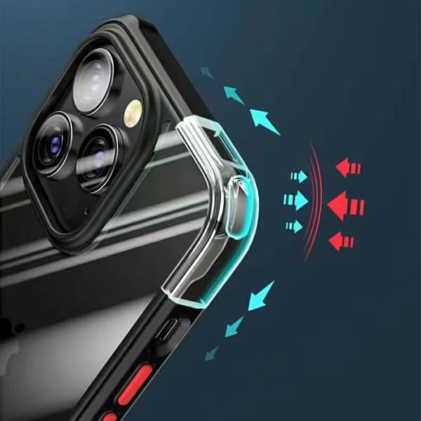 iPhone 13 Pro Max Skal Anti-drop Airbag – Grön / Gul