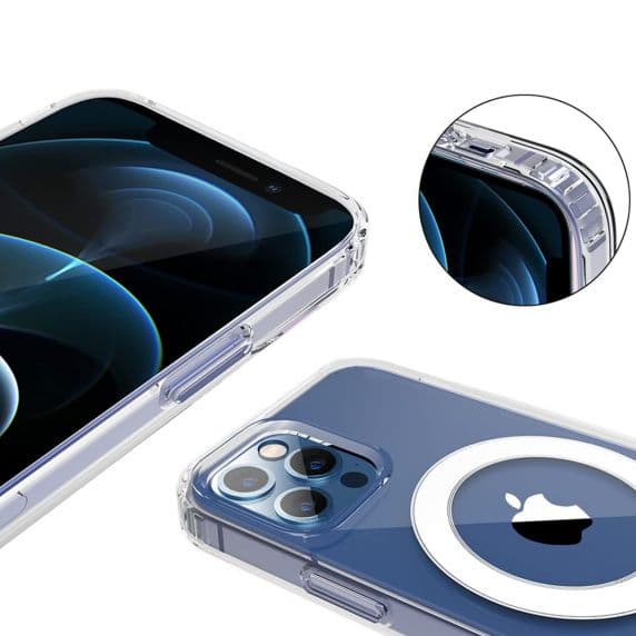 iPhone 13 Pro Max Magnetic Wireless Charging Case Clear – Transparent