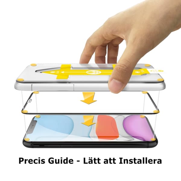 Easy App Skärmskydd iPhone SE 2020 (Svart)