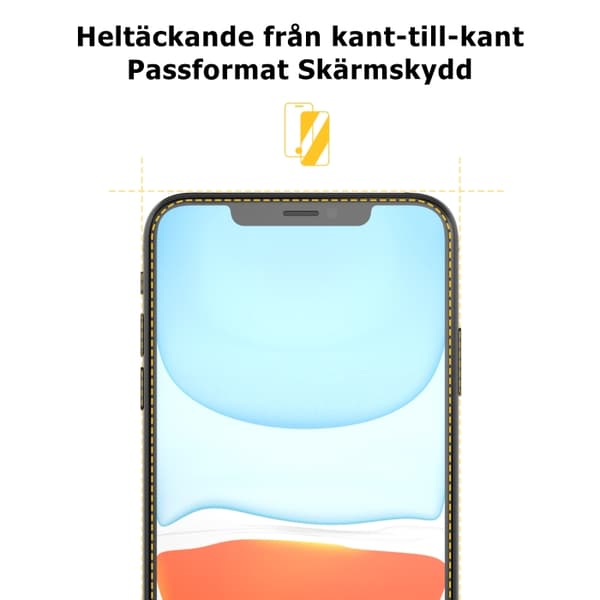 Easy App Skärmskydd iPhone SE 2020 (Svart)