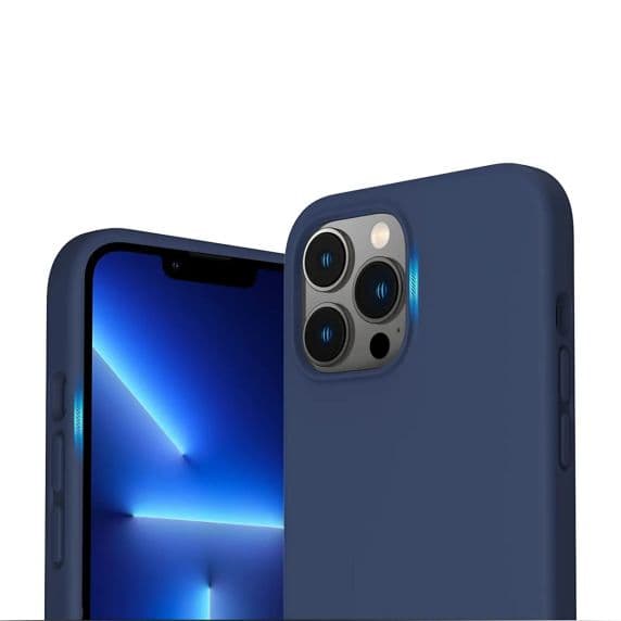 iPhone 12/12 Pro Skal i Silikon – Blå