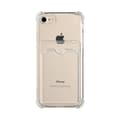 Miniatyrbild 1 av 5: iPhone 7/8/SE (2020/2022) Shockproof Skal med Korthållare – Transparent