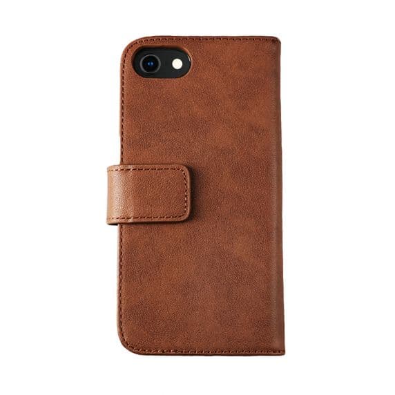iPhone 7/8/SE 2020 Plånboksfodral Läder – Brun