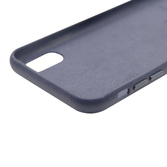iPhone XS/X Läderskal – Blå