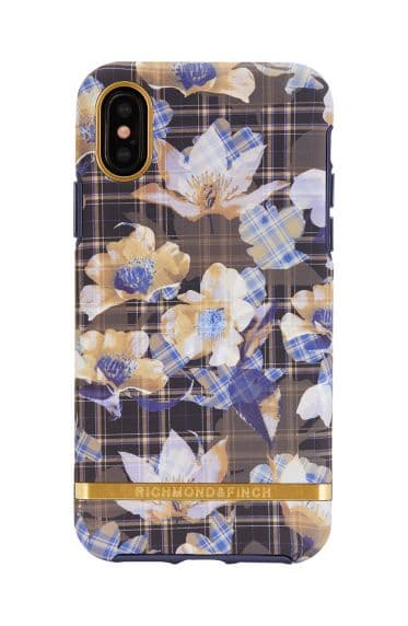 iPhone X/XS Richmond & Finch Skal – Floral Checked