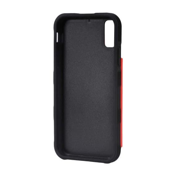 iPhone X/XS Skal med Kortfack – TPU – Röd