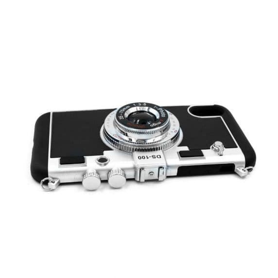 iPhone XR Skal i Kamera-design – Svart / Silver