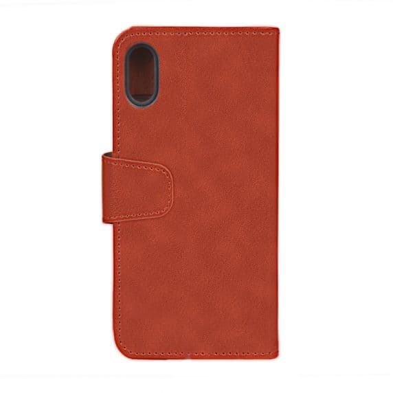 iPhone XS Max Plånboksfodral med Utfällbar Kortficka – Brun