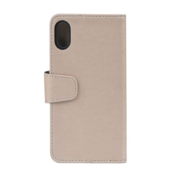 iPhone XS Max Plånboksfodral med Utfällbar Kortficka – Grå