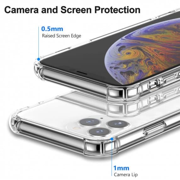iPhone 11 Shockproof TPU Skal – Transparent