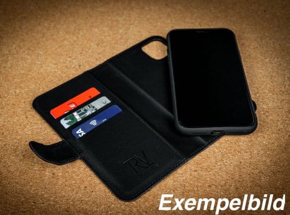 RV iPhone 11 Plånboksfodral Läder – Mörk lila