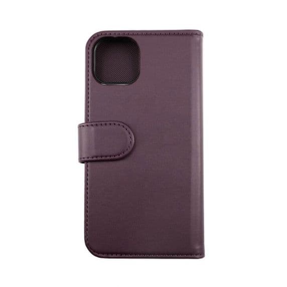 RV iPhone 11 Plånboksfodral Läder – Mörk lila