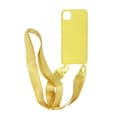 Miniatyrbild 1 av 3: iPhone 11 Pro Silikonskal med Rem/Halsband – Gul