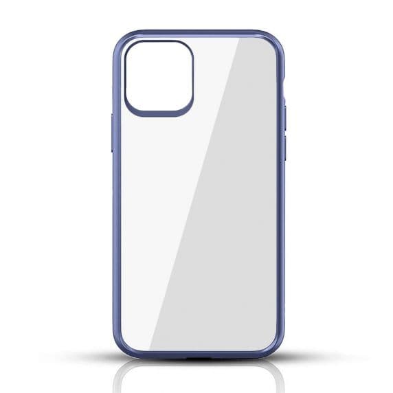 iPhone 11 Pro Max Shockproof TPU Skal  – Mörk Blå/Transparent